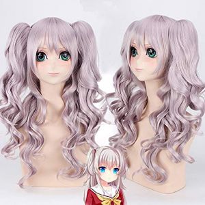 Perruque pour augmenter le volume des cheveux après chimiothérapie Charlotte Charlotte Yuri Nao Double Tiger Clip Cosplay perruque (good stuff A, neuf)
