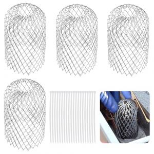 QIANAI Filet Anti Feuilles Gouttiere, Crapaudine Goutti&egrave;re Filtre Gouttieres, Grille Goutti&egrave;re Anti Feuilles, Gardes Goutti&egrave;re Maison, Protege Gouttiere Contre Feuilles, Protections Goutti&egrave;res M&eacute;tal (HUHGU, neuf)