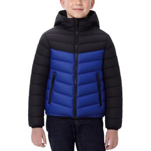Adigau Doudoune Enfant Gar&ccedil;ons Manteau d'Hiver Coupe-vent Fermeture &Eacute;clair Blouson Matelass&eacute; Doux Veste Chaud Classique Bleu 13-14 Ans (LIRUNEU, neuf)
