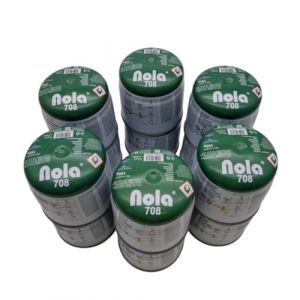 NOLA Cartouches de gaz butane 190 g – Cartouche de gaz perçable pour réchaud de camping, brûleur à gaz, lampe de camping, bidon de gaz universel pour tous les appareils à cartouche perçable 708, (KMfiremaker, neuf)