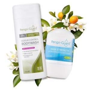 Perspi-Guard Gel Nettoyant pour le Corps Antibact&eacute;rien et Antisudorifique Duo N&eacute;roli 48h, Gel Douche antibact&eacute;rien avec Triclosan et D&eacute;odorant Anti-Transpiration, Lot de 2 (The Antiperspirant & Deodorant Company, neuf)
