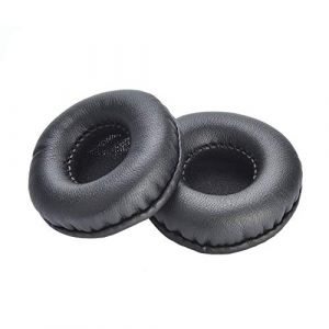 Yizhet 1 Paire de Coussinets de Remplacement 65mm pour Casques Sony, Philips, ATH - Mousse Confortable, Diamètre : 65mm, Noir (Laipuke Trading, neuf)