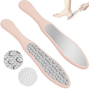 RoserRose Rapeuse Pieds, Rape Pied, Rape Pieds, Rappe Pieds PéDicure, RâPe Pied, Lime Pied Acier Inoxydable Double Face Pour Peaux Mortes Et Callus Peeling, Pedicure Professionnel Pour Pied - Pink (Roserrose, neuf)