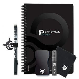 Whynote agenda/planner-votre tableau blanc et son stylo effaçable dans un carnet de notes à emmener avec soi-un cahier effacable[cahier spirale,semainier] (WhyNote Officiel, neuf)