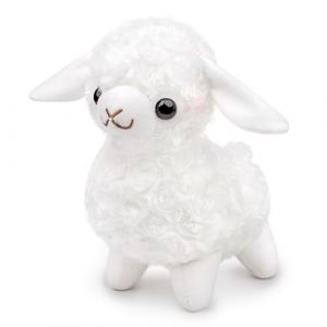 Tiny Heart Peluche Mouton Blanc Mouton, Simulation Mignonne Peluche Mouton25cm Série Animal en Peluche Réaliste Doux Halloween, Fête De Noël Décoration (Mouton) (Tiny Heart EU Shop, neuf)