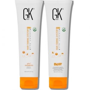 GK HAIR Global Keratin The Best Traitement capillaire lissant à la kératine - Lissage professionnel complexe brésilien pour des cheveux soyeux et sans frisottis - Sans formaldéhyde (300 ml) (GK Hair, neuf)