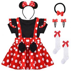 TOSZOLY Costume de souris pour b&eacute;b&eacute; fille - V&ecirc;tements avec bandeau souris - Accessoire pour cheveux - Costume pour f&ecirc;te orientale, carnaval, f&ecirc;te d'anniversaire, vie quotidienne (NIKLAVS TOMSONS, neuf)