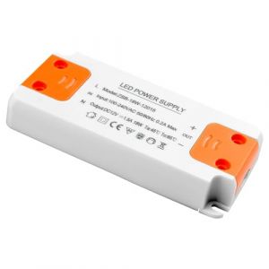 Transformateur 240V 12V 18W LED Driver Alimentation, Alimentation Transfo DC 12V 1.5A, Sans Scintillement, Basse Tension pour G4 MR16 GU5.3 MR11, Adaptateur Tension Constante Convertisseur Conducteur (YangZhengYa, neuf)