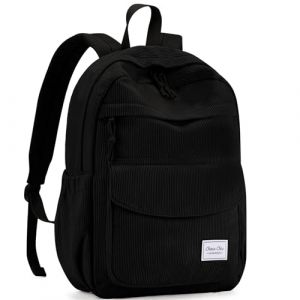 Chase Chic Sac &agrave; Dos Fille,Loisir &Eacute;tudiant Cartable L&eacute;ger Sac Ecole Fille Primaire Sacs D'&eacute;cole Scolaire pour Ado 7 &agrave; 18 Ans,Noir (Chase Chic, neuf)