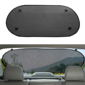 Pare Soleil Voiture pour Vitre Arri&egrave;re,Pare Soleil Voiture B&eacute;b&eacute;,PareSoleil de Lunette Arri&egrave;re de Voiture,Pliable avec Ventouses,Protection UV (Poseidoneye, neuf)