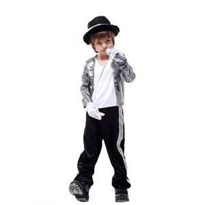 LOLANTA Costumes d'halloween pour gar&ccedil;ons Michael Jackson V&ecirc;tements V&ecirc;tements de sc&egrave;ne Performance Dancewear (4-5 Ans) (LOLANTA, neuf)