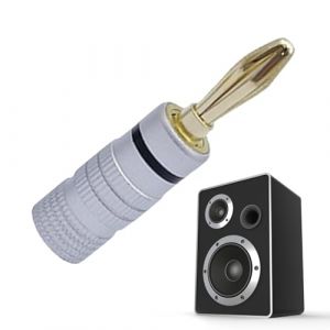 Connecteurs Fiche Banane En Cuivre &ndash; Fiches De Haut-parleur 4 Mm, Plaqu&eacute; Or 24 Carats | Fonction De Connexion Rapide Facile &Agrave; Installer, Conception De Connecteur Audio Durable Pour Syst&egrave;me Audio Domes (yumany, neuf)