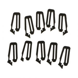 G&eacute;n&eacute;rique Lot de 10 Clips d'attache Molle 25 Mm pour Sangle de Sac &Agrave; Dos &ndash; Noir, S Soutien des abdominaux, Mixte (Tinime, neuf)