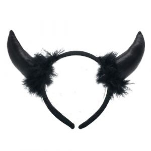Watreketal Serre Tete,Bandeau à cornes d'Halloween, cerceau à cornes, déguisement, accessoires photo, accessoire pour cheveux pour Halloween, décoration de Noël (Xuanlang Trading, neuf)