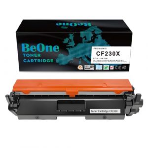 BeOne 1x CF230X 30X Cartouches de Toner Noire Compatible pour Imprimante HP Laserjet Pro M203dn M203dw M203d MFP M227d MFP M227fdw MFP M227fdn MFP M227sdn (avec Une Puce, 1 unités) (Beone-FR, neuf)