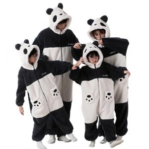 HULG Pyjama Combinaison Femme,Pyjamas Une Pi&egrave;ce D&rsquo;Animaux, Costumes De Cosplay D&rsquo;Animaux pour Adultes, Pyjamas Une Pi&egrave;ce pour Hommes Et Femmes,Pyjama Combinaison Panda (Men's-XXL) (Hulg, neuf)
