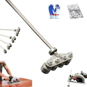 Pied à coulisse de positionnement for des mesures précises et une découpe du bois facile, outil de mesure en acier inoxydable for scies circulaires, guide de précision réglable(Four-Axis) (Kirposh-fr, neuf)