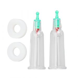 Ensemble De Thérapie Par Ventouses, 2 Pièces, Ventouses De Thérapie Avec Anneaux De Coude Plats En Silicone, Massage Profond du Bout des Doigts, Ventouses Sous Vide Pour Douleurs Articulaires (Fictory-EU, neuf)