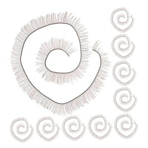HAWILLOSCH Lot De 20 Bandes De Pour Poupée Courts Duveteux Naturels Faux Accessoires Décoratifs Pour Poupée (YanyeeK, neuf)