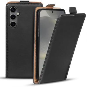 Verco Étui de protection à rabat vertical pour Samsung Galaxy S24 FE 5G, noir (ATS-Discounter, neuf)