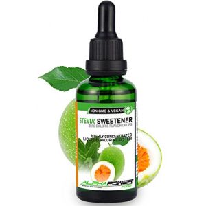 ALPHAPOWER FOOD St&eacute;via Gouttes de fruit de la passion - ar&ocirc;me alimentaire naturel I &Eacute;dulcorant Liquide - tr&egrave;s concentr&eacute; 1 x 50 ml. flavour Stevia drops, Flavdrops (ALPHAPOWER FOOD, neuf)