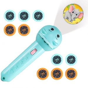 Flash De Projection Pour Les - Torche De Projecteur Pour | Projecteur Léger Pour, 80 Modèles De Dessins Animés, Diapositives Éducatives Pour Les Jeux D', Lampe Portable (zihaok, neuf)