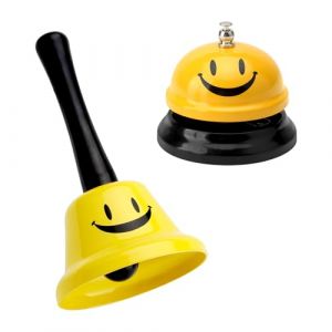 2pcs Cloche de Table,Sonnette de Table, clochettes, Clochette, Sonnette de comptoir, Cloche &agrave; Suspendre, Petite Cloche &eacute;cole pour Restaurant, Cuisine, h&ocirc;tel, Service de Bar, animalerie (zhentailiang, neuf)