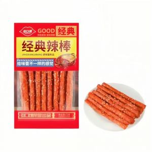 MKSDDF-72g Latiao bandes &eacute;pic&eacute;es collations chinoises collations de sp&eacute;cialit&eacute; chinoise collations &eacute;pic&eacute;es au gluten tranches &eacute;pic&eacute;es snacks latio snack (B&acirc;ton &eacute;pic&eacute;*72g) (GOOD FOOD-FENG, neuf)