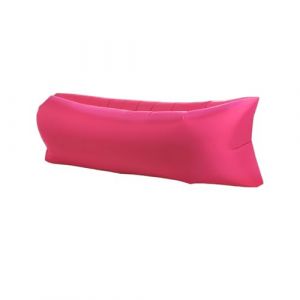 Hiseng Canapé Gonflable Camping Exterieur Hamac Gonflable Fauteuil Gonflable Portable Gonflable Transat Gonflable pour Plage Voyager Randonnée Parties de Piscine Jardin (Rose Rouge,200x70cm) (Hiseng, neuf)