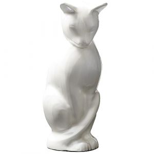 Urns Paradise, Urne Chat Surprise, Urne Funéraire pour Chat, Mémorial pour Chat, Urne pour Cendres De Crémation, Souvenir De Son Animal De Compagnie (Blanc) (French Paradis, neuf)