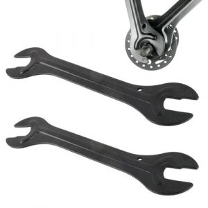 ZORVUJI 2 Pièces Clé à Moyeu de Vélo Clé à Cône en Acier au Carbone pour Moyeu de Vélo (13/14/15/16mm) (MiaoWL, neuf)