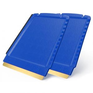 Grattoir pare Brise Voiture - rapide, facile et efficace - [ Lot de 2 ] Murska 4 en 1 Raclette pare Brise Voiture - lame en laiton - Premium HIPS - Gratte pare Brise Voiture de Finlande Bleu (Inter-Sale24de, neuf)