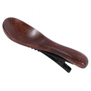 G&eacute;n&eacute;rique Pince &agrave; Cheveux Cuill&egrave;re en Bois Marron Pince Alligator Lat&eacute;rale pour Cheveux Fins Accessoire D&eacute;co Multifonction pour Coiffure et Paquet Barrette Fantaisie Couleur Al&eacute;atoire (CLACKUI, neuf)