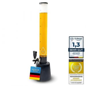 Colonne à bière XXL Biertower Party Bière avec robinet de soutirage (3,5 litres) (Goods & Gadgets GmbH, neuf)