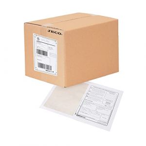 Jeco - Lot de 1000 feuilles A4 avec étiquette autocollante Colissimo intégrée Chronopost 150 x 100 mm souche détachable prédécoupée micro perforations (JECO-DISTRIBUTION, neuf)