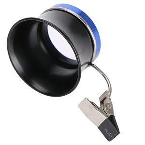 Kuuleyn Loupe de Lunettes à Pince, Loupes Portables Bijoux Loupe Horloger Bijoux Montre Outil de réparation pour bijoutiers, mécaniciens machinistes(10X) (mieasot, neuf)