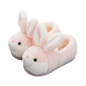 Pantoufles Lapin En Peluche,AsudaroPantoufles Lapin Pour Femme Chauds,Chausson Enfant - Chauds, Moelleux, Chausson En Peluche Pour Garçons, Filles, Adultes - 36-37Size (Amorar, neuf)
