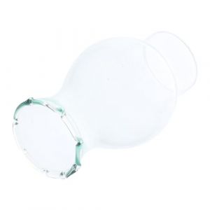 FONDOTIN Abat-jour Verre Transparent pour Lampe à Pétrole Vintage Remplacement pour Lampe à Huile Kérosène Décor Rétro pour Maison et Camping Extérieur (KIOONG, neuf)