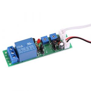 Marvellous Module de Relais de Minuterie, Module de Relais Temporisé Programmable, Module de commutateur de minuterie, Retardateur Minuterie Relais Module DC 5V 12V 24V (24V 0-30min) (Mairubo, neuf)