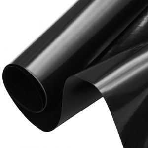 Bâche pour bassin - 2 x 6 m, Robuste Noire Bâche de Bassin en PVC, Bâche Liner pour Bassin Flexible Durable Préformée pour Bassin à Poisson Cascade de Jardin, Fontaines, Jardins d'eau Cascades (baixintc, neuf)