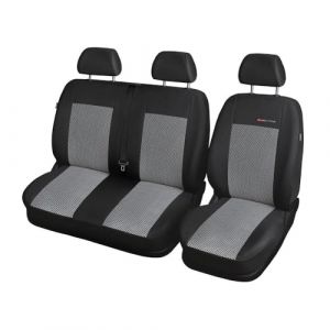 Mossa Housses de siège sur Mesure adaptées pour Renault Trafic II Van (2001-2014) - Housse Siege Voiture - Couverture Siege - E2 2 (eMOSSA, neuf)