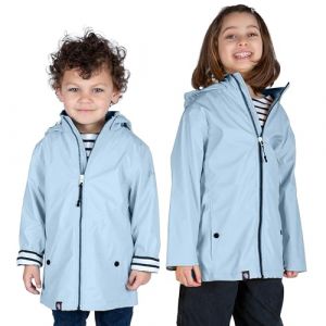 Breizh Ocean - Cir&eacute;, Imperm&eacute;able Enfant - Cr&eacute;ation Fran&ccedil;aise LANNION Mixte, Gar&ccedil;on ou Fille - Impermeable Int&eacute;rieur Ray&eacute; Style Marini&egrave;re - Manteau Enfant Garcon ou Fille de 1 &agrave; 14 ans (BREIZH OCEAN, neuf)