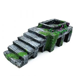 Reptiles Elevage Boîte Abri Habitat Décoration Terrarium Cachette pour Tortues Rampe Solaire Gamelle Eau Nourriture Humidification Grottes (FSOMEM, neuf)