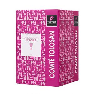 Cubi Vin Rosé 10 L - BIB Vin Rosé Négrette-Syrah 10 litres - IGP Comté Tolosan (jemangefrancais, neuf)