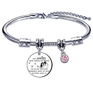 Lumengqi Bracelets pour Amiti&eacute; Cadeau Meilleure Amie Cadeau Amie Anniversaire Bracelet Amie Bracelet pour Amie Meilleure Amie Cadeau Cadeau Femme Amie Bracelet Femme Cadeau Noel Amie (3) (zhejiangzhengcaikejiyouxiangongsi, neuf)