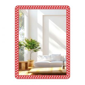 DARENYI Miroir adh&eacute;sif, Auto-adh&eacute;sif, Film Miroir Mural Acrylique, Mini Miroir, Miroir Mural d&eacute;coratif HD, pour Armoire de Chambre &agrave; Coucher de Salon (40 * 30cm) (DARENYI, neuf)