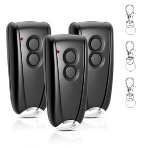 3PCS T&eacute;l&eacute;commande Portail Garage pour Ecostar RSE2-433 RSC2-433 RSZ1-433 pour Hōrm&alpha;nn Ecostar Liftronic/TUBAUTO EuroPro 500/700/800 Portronic D2500/D5000/S4000 Op&eacute;rateur (Huayumaotong, neuf)