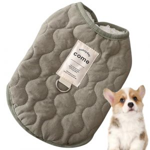 Col Roul&eacute; pour Chien De Compagnie &ndash; Veste d'hiver Chaude Doubl&eacute;e De pour Petits Chiens Et Chats | V&ecirc;tements Confortables pour Animaux De Compagnie par Temps Froid avec Ouverture pour Laisse Po (eurt, neuf)