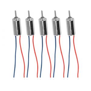5 pcs DC 4.5 V Moteur 32250 TR/Min Micro Moteur sans Noyau pour Mod&egrave;le Jouet Moteur Vibrant Moteur sans Noyau Mini DC Moteurs de Remplacement (Behetty, neuf)