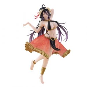 DEXSHUN Albedo Figurine Anime Figures Albedo Cosplay Danseuse Mod&egrave;le Dessin anim&eacute; Figurine d'action PVC Statue D&eacute;coration Objet de collection Cadeau 18 cm (xioxiaod, neuf)